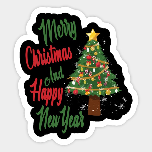 Merry Christmas Sticker by HichamBiza